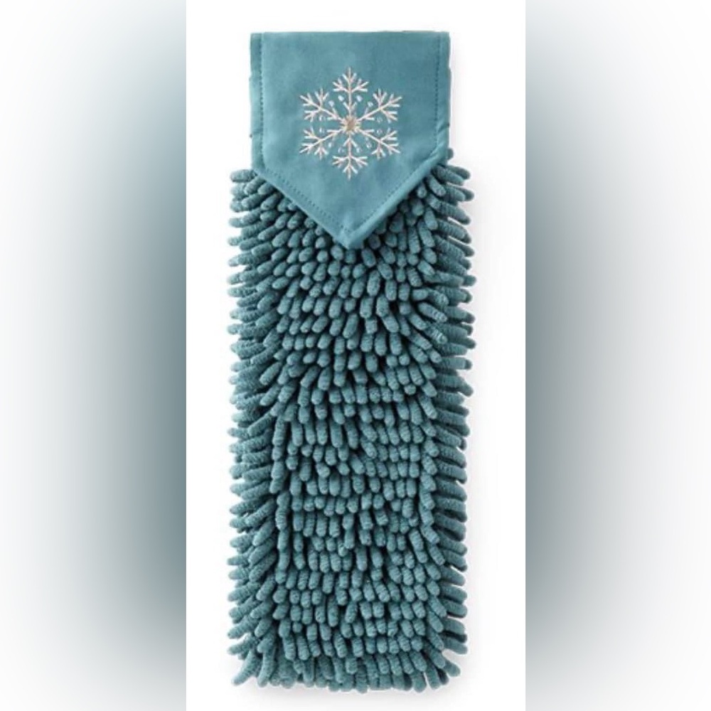Norwex Limited Edition Chenille Hand Towel with Snowflake